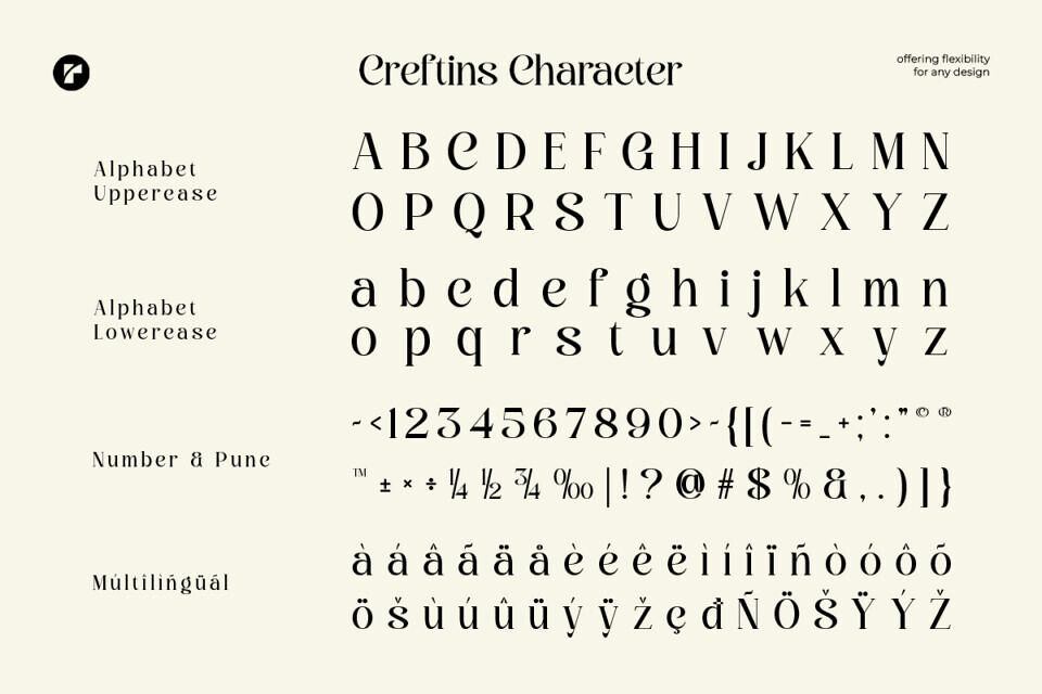 Creftins Font
