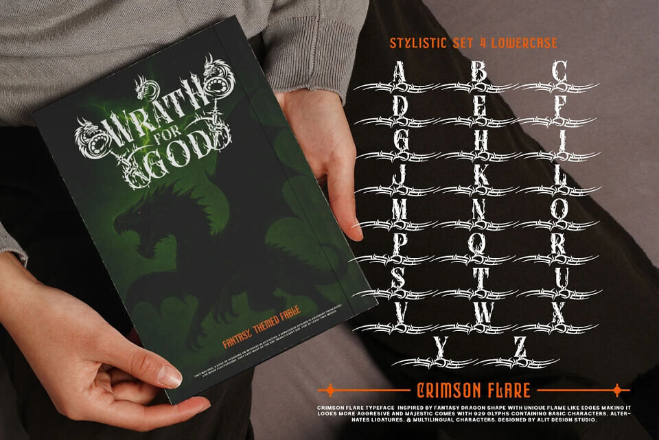 Crimson Flare Font