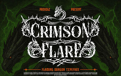 Crimson Flare Font