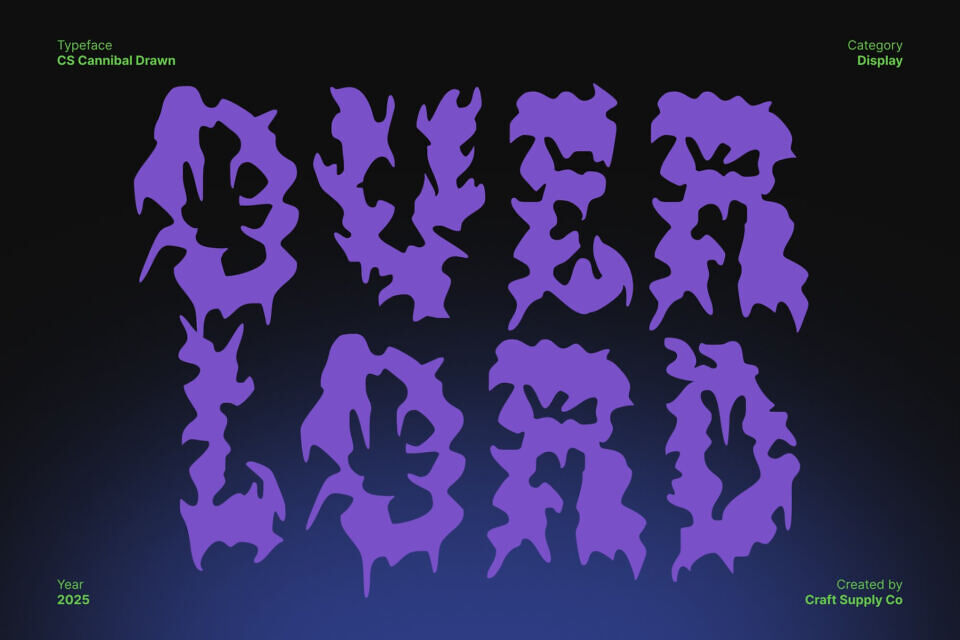 Cs Cannibal Drawn Font
