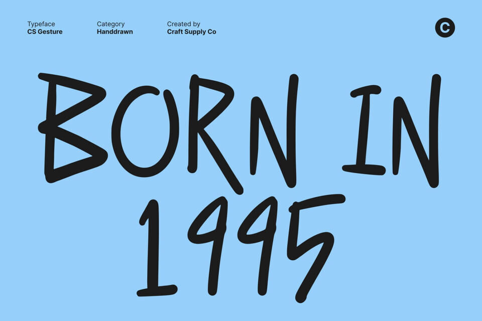 Cs Gesture Font