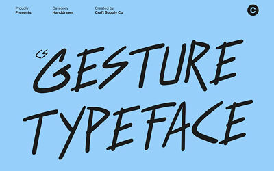 Cs Gesture Font