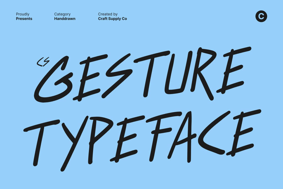 Cs Gesture Font