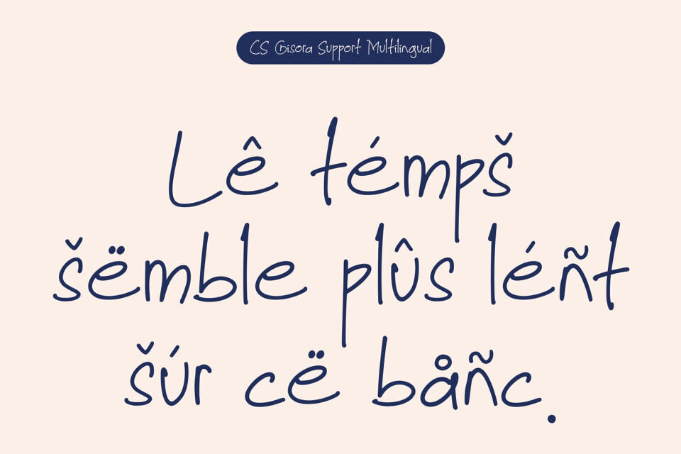 Cs Gisora Font