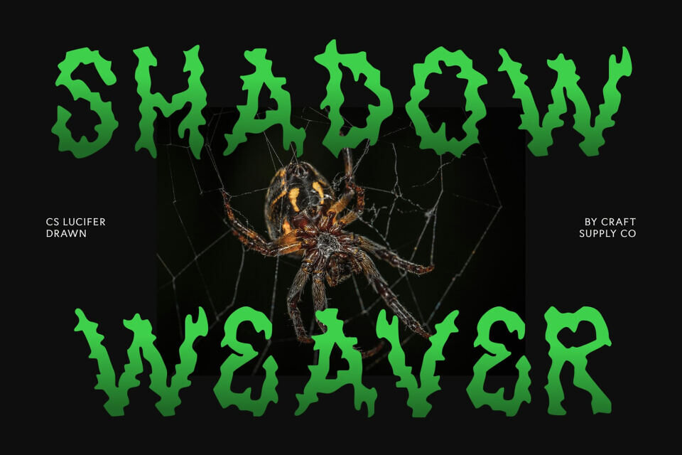 Cs Lucifer Drawn Font