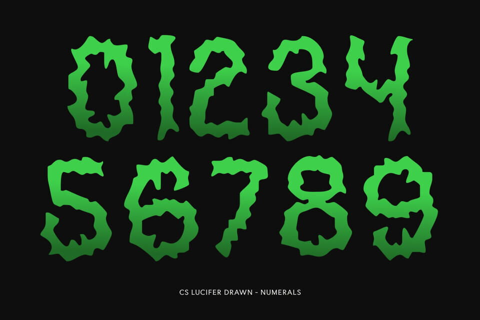 Cs Lucifer Drawn Font