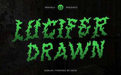 Cs Lucifer Drawn Font