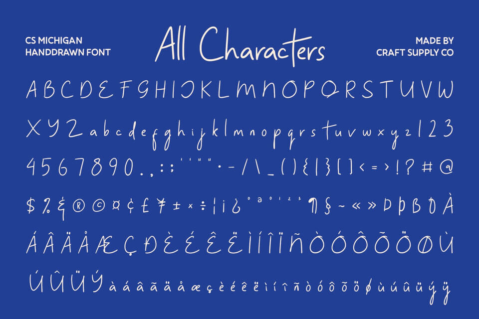 Cs Michigan Font
