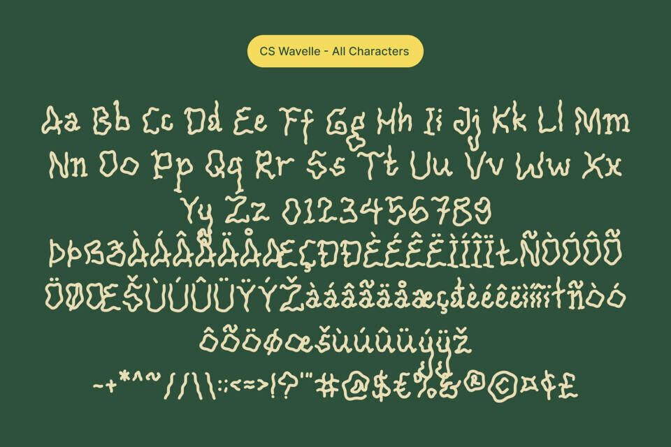 Cs Wavelle Font