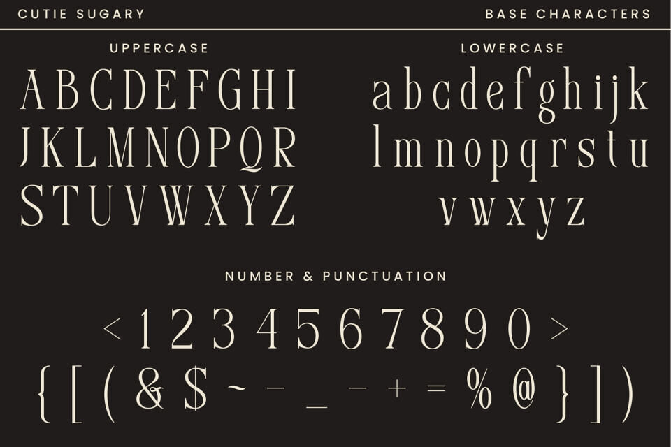 Cutie Sugary Font