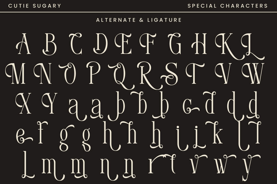 Cutie Sugary Font