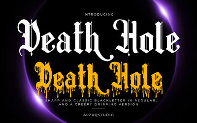 Death Hole Font