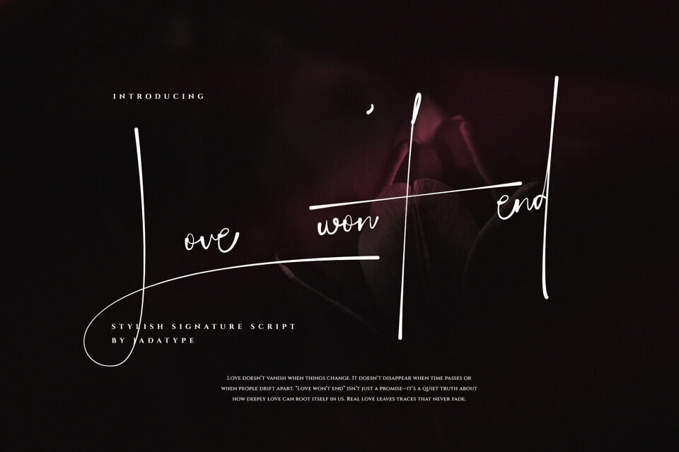 Delailta Signature Font