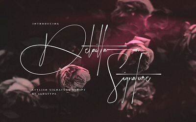 Delailta Signature Font