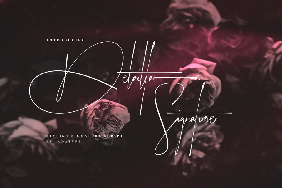 Delailta Signature Font