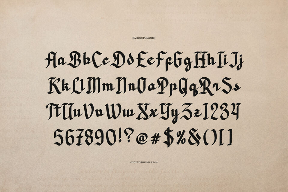 Dicaten Font