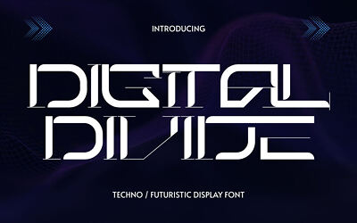 Digital Divide Font