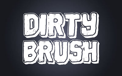 Dirty Brush Font