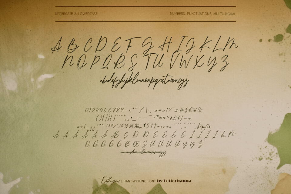 Dithagenas Font