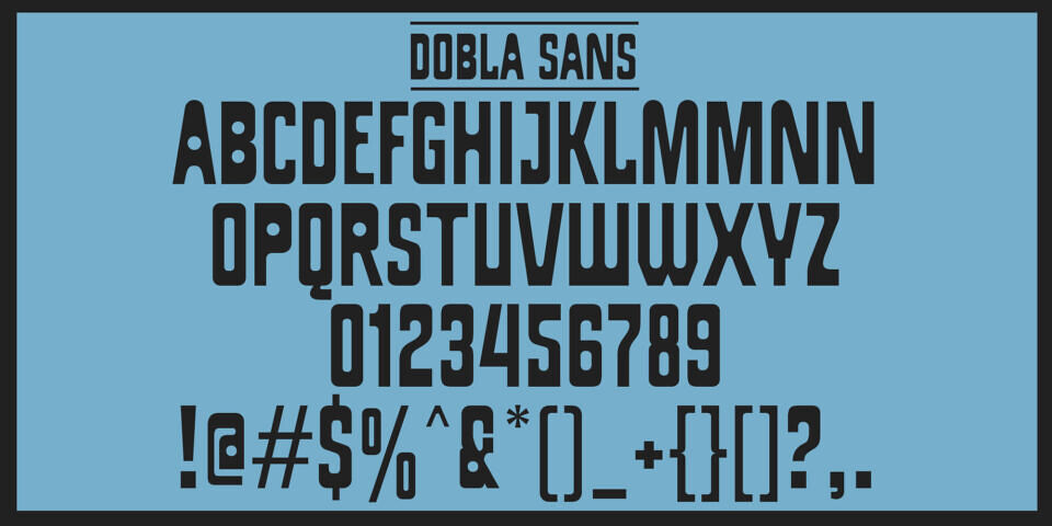 Dobla Sans Font