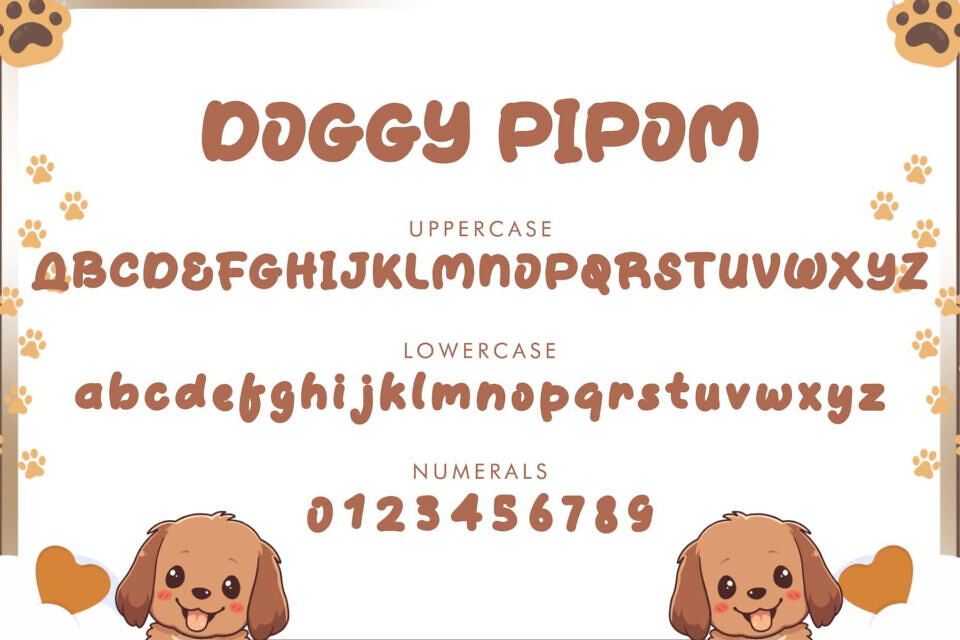 Doggy Pipom Font
