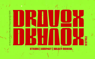 Dravox Font