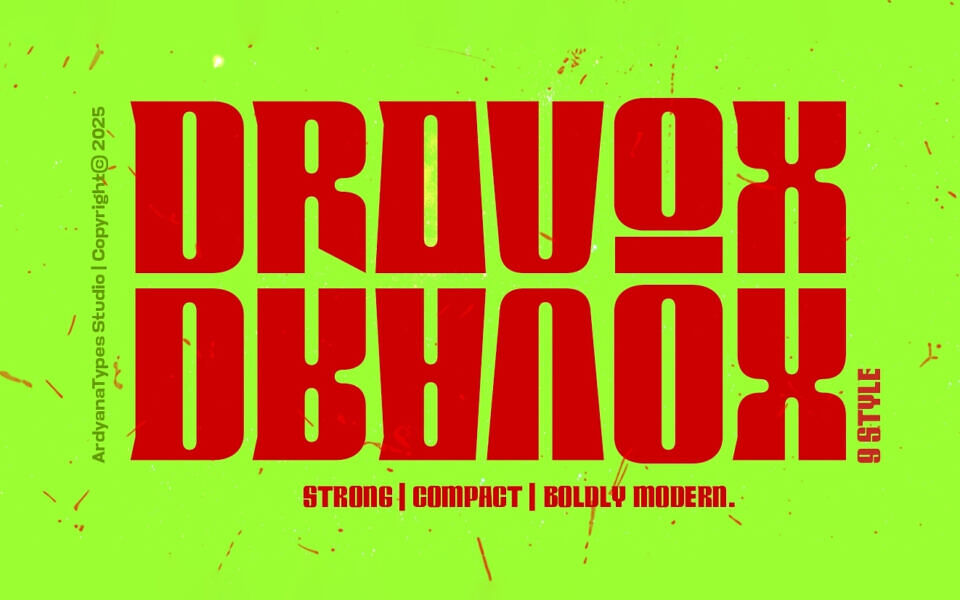 Dravox Font