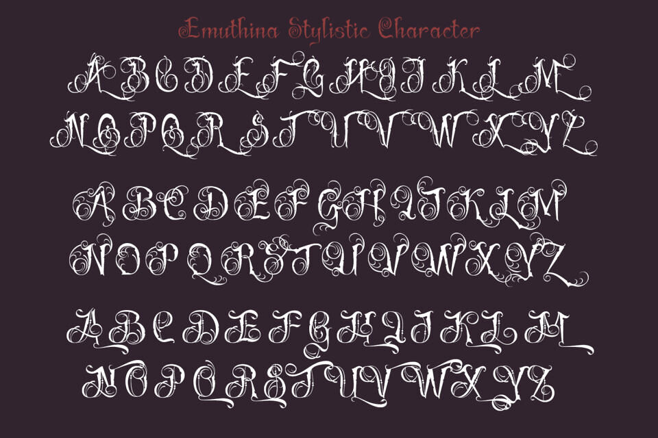 Emuthina Font