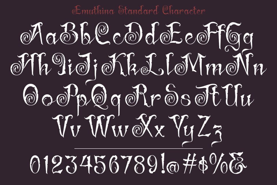 Emuthina Font