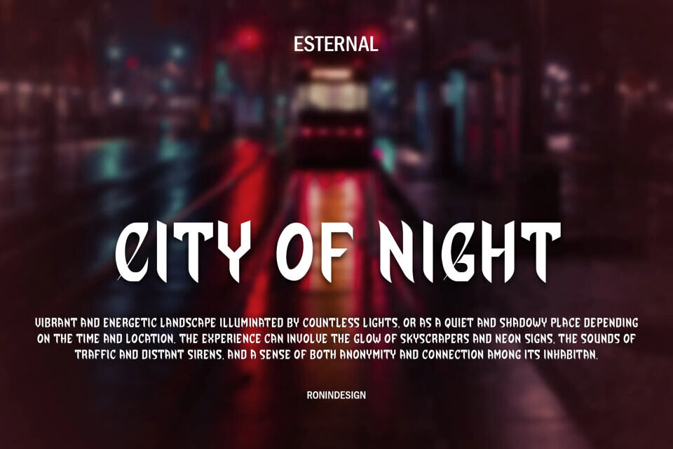 Esternal Font