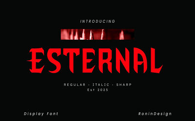 Esternal Font