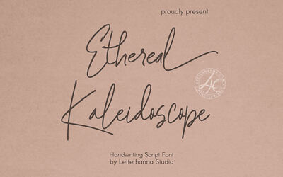 Ethereal Kaleidoscope Font