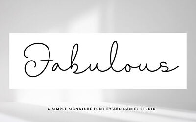 Fabulous Font