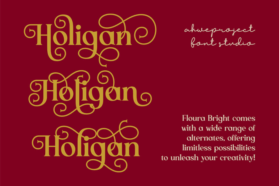Floura Bright Font