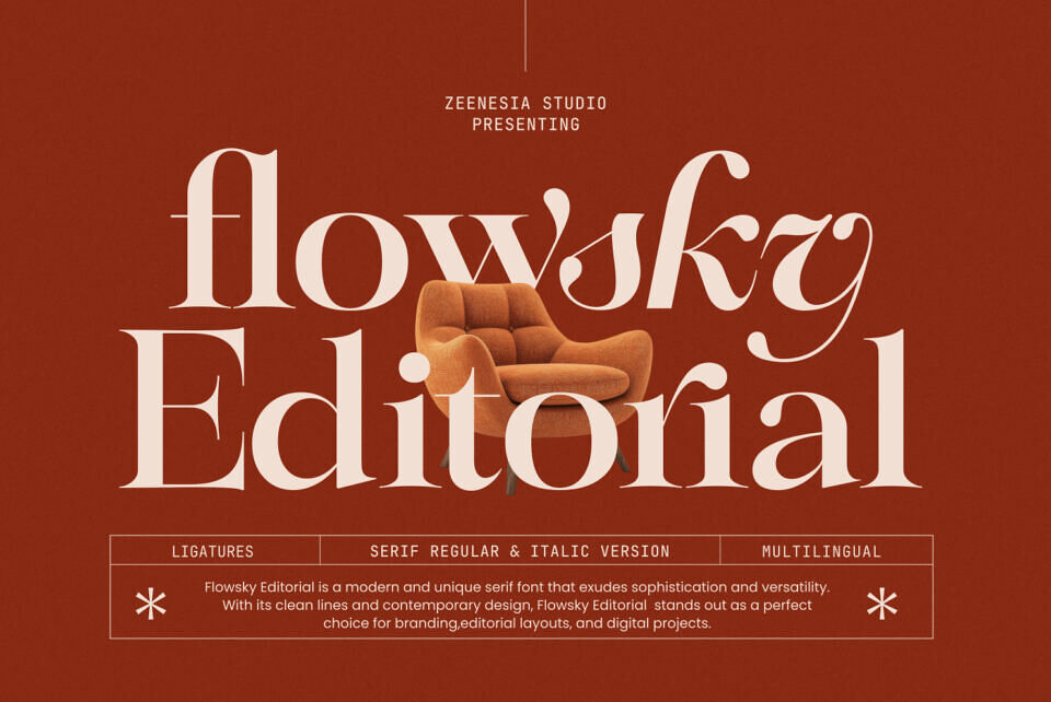 Flowsky Editorial Font