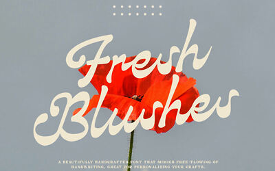 Fresh Blushes Font
