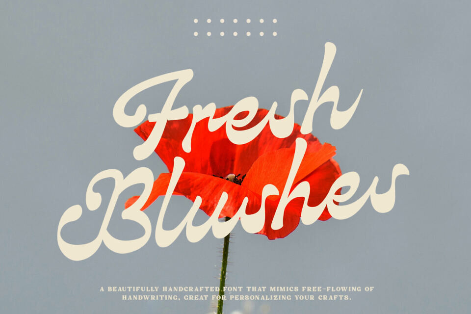 Fresh Blushes Font