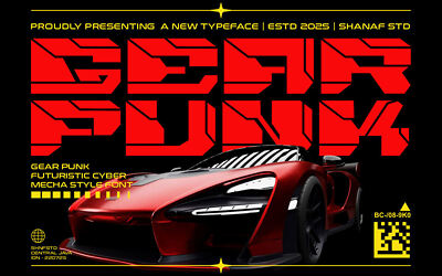 Gearpunk Font