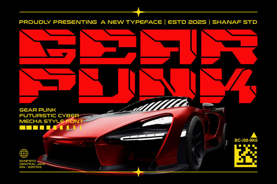 Gearpunk Font