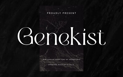 Genekist Font