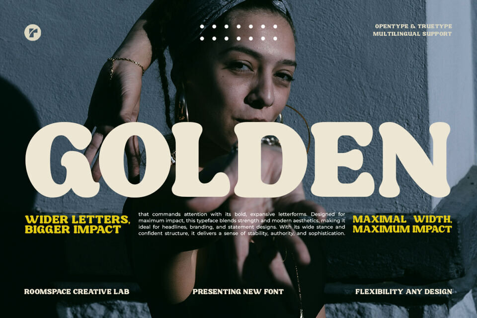 Golden Fat Font