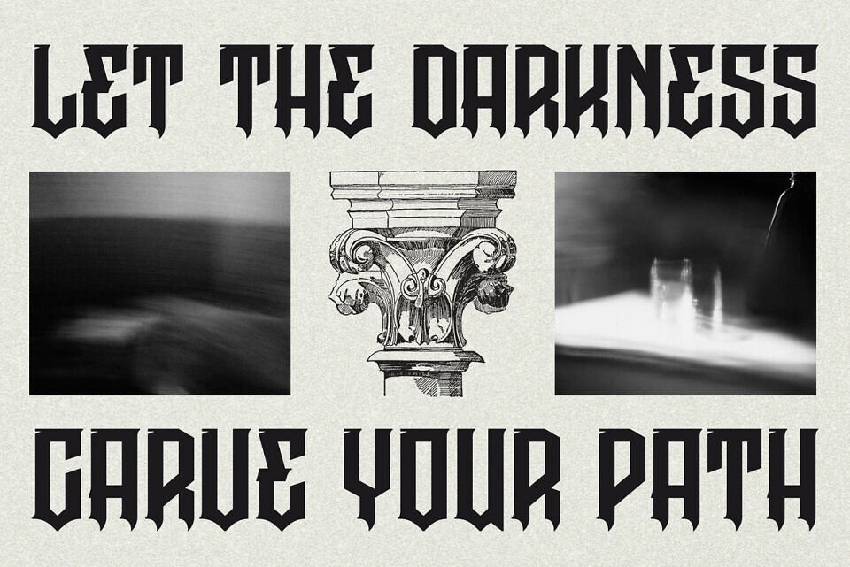 Graen Metal Font