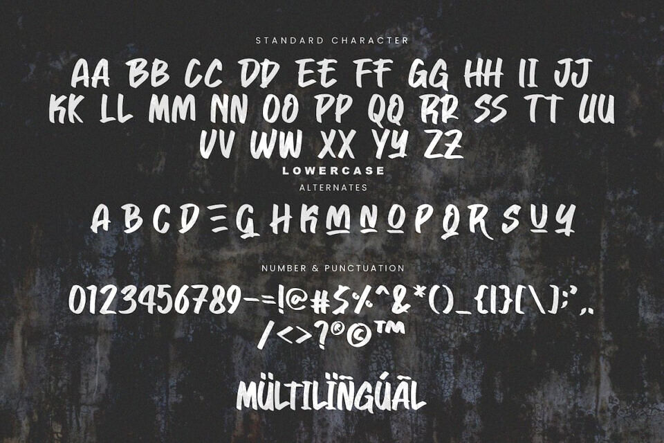 Gravity Harmony Font