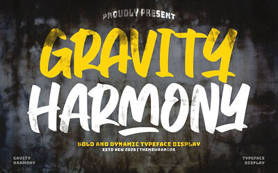 Gravity Harmony Font