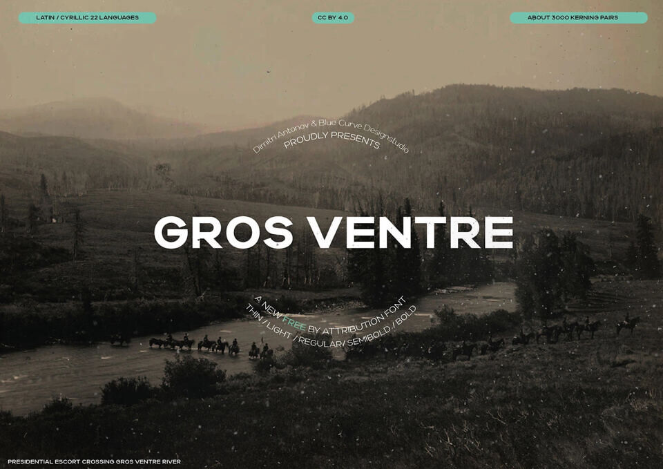 Gros Ventre Font