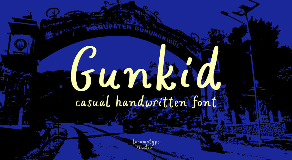 Gunkid Font