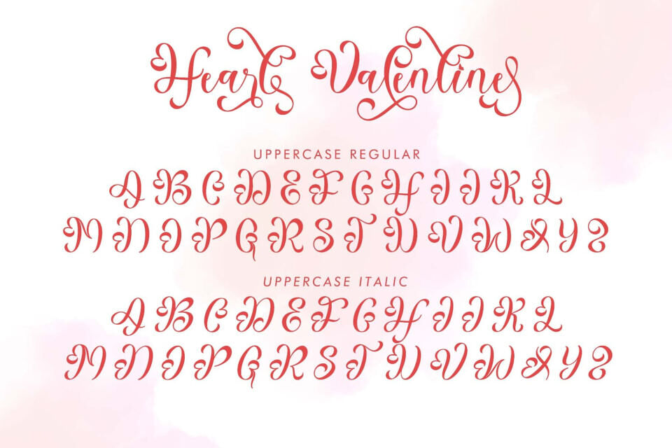 Heart Valentine Font