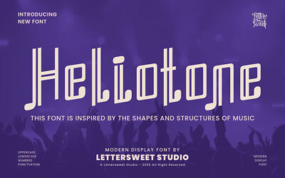 Heliotone Font