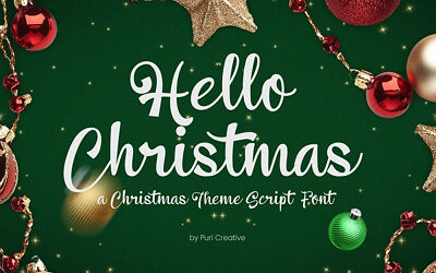 Hello Christmas Font