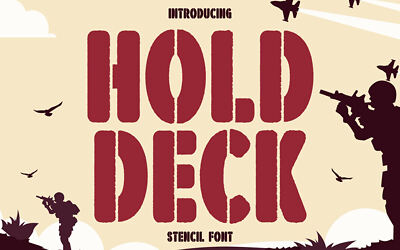 Hold Deck Font
